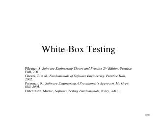 White-Box Testing