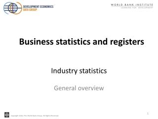 Industry statistics