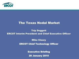 The Texas Nodal Market