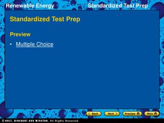 Standardized Test Prep