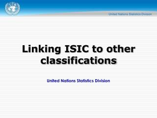 United Nations Statistics Division