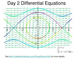 Day 2 Differential Equations