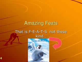 Amazing Feats