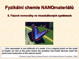 Fyzikální chemie NANO materiálů