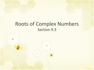 Roots of Complex Numbers