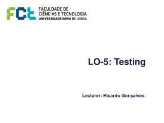 LO-5: Testing