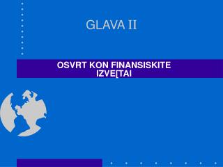 GLAVA II