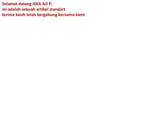 web_Selamat_Datang_ISKA_AJI_P