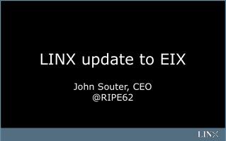 LINX update to EIX