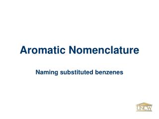 Aromatic Nomenclature