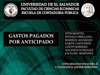 GASTOS PAGADOS POR ANTICIPADO