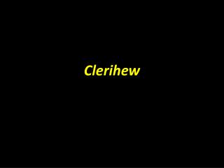 Clerihew