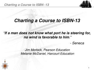 Charting a Course to ISBN-13