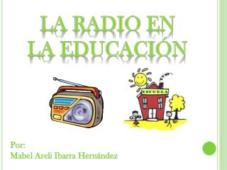 La radio en la educación