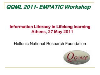 QQML 2011- EMPATIC Workshop