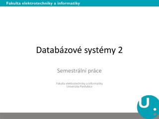 Databázové systémy 2