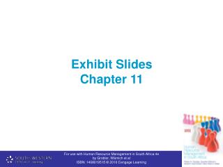 Exhibit Slides Chapter 11