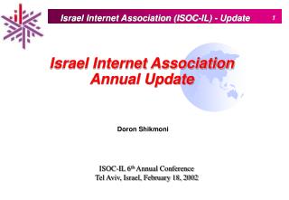 Israel Internet Association Annual Update