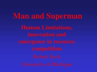 Man and Superman