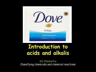 Introduction to acids and alkalis