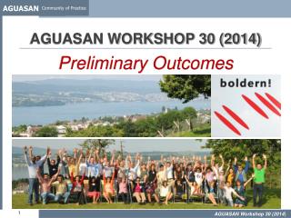 AGUASAN WORKSHOP 30 (2014)