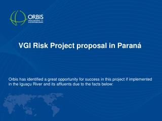 VGI Risk Project proposal in Paraná