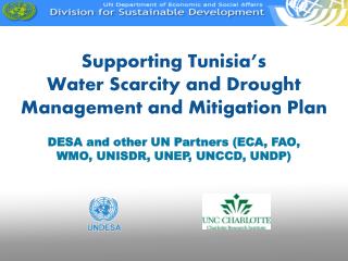Supporting Tunisia’s Water Scarcity and Drought Management and Mitigation Plan
