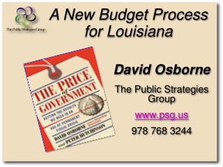 David Osborne The Public Strategies Group psg 978 768 3244
