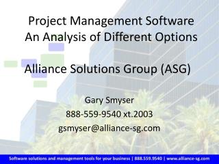 Alliance Solutions Group (ASG)