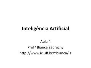 Inteligência Artificial