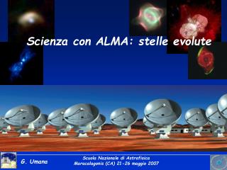 Scienza con ALMA: stelle evolute