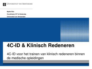 4C-ID &amp; Klinisch Redeneren