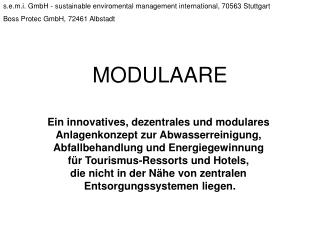 s.e.m.i. GmbH - sustainable enviromental management international, 70563 Stuttgart