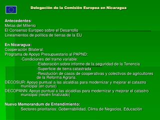 Delegación de la Comisión Europea en Nicaragua
