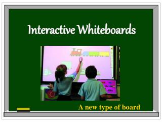 Interactive Whiteboards