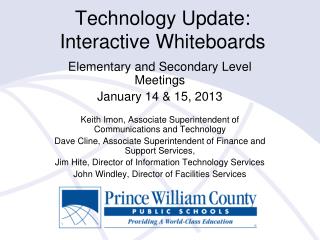 Technology Update: Interactive Whiteboards