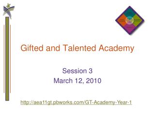 Gifted and Talented Academy