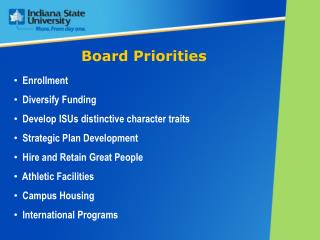 Board Priorities