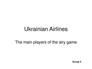 Ukrainian Airlines