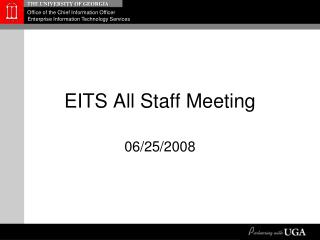 EITS All Staff Meeting