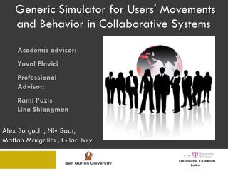 Generic Simulator for Users' Movements and Behavior in Collaborative Systems