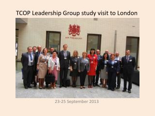 TCOP Leadership Group study visit to London