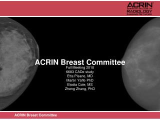 ACRIN Breast Committee