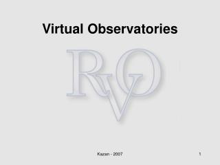 Virtual Observatories