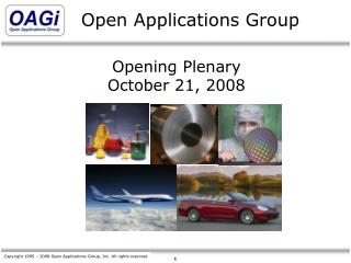 Opening Plenary October 21, 2008