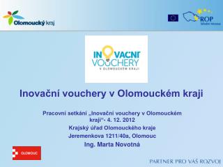 Inovační vouchery v Olomouckém kraji