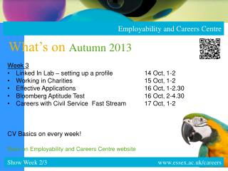 Employability and Careers Centre