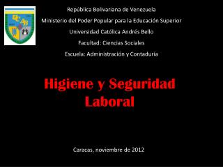 República Bolivariana de Venezuela Ministerio del Poder Popular para la Educación Superior