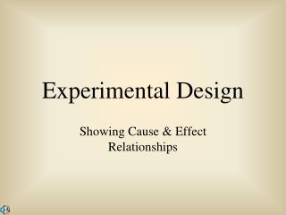 Experimental Design