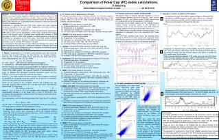 Comparison of Polar Cap (PC) index calculations. P. Stauning